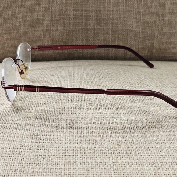 Airlock Women Glasses Frame Rim Less Burgundy LOVE UNITY 51[]18 135 Eyeglasses main image 11